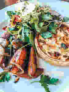 Food at Topolino's Terrace at Disney's Riviera Resort - quiche gruyere