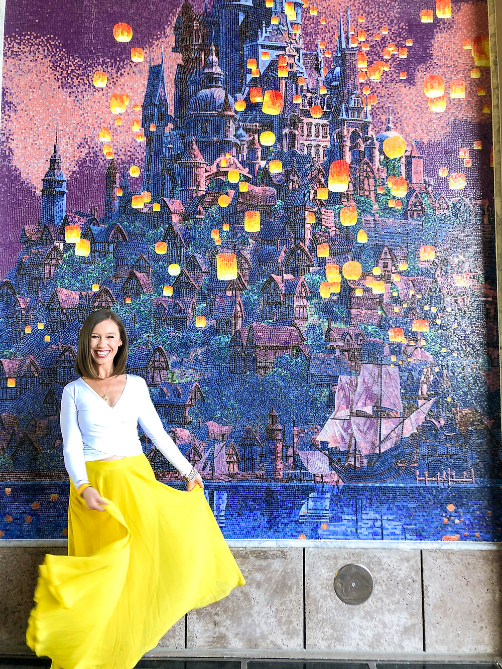 Tangled mosaic at Disney's Riviera Resort