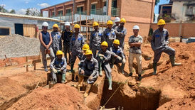 Building news: Nata and his team are on time