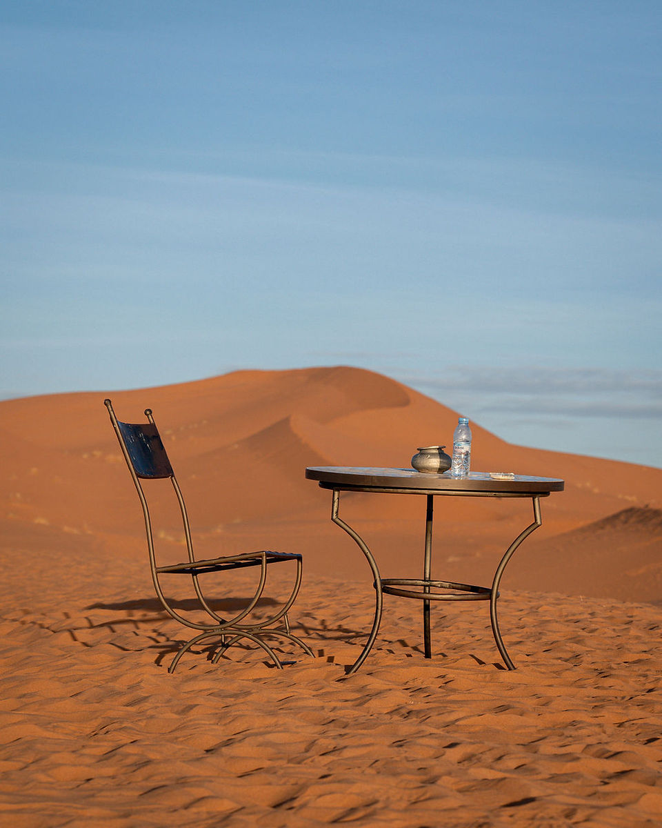 Erg Chebbi, desert camp, Morocco