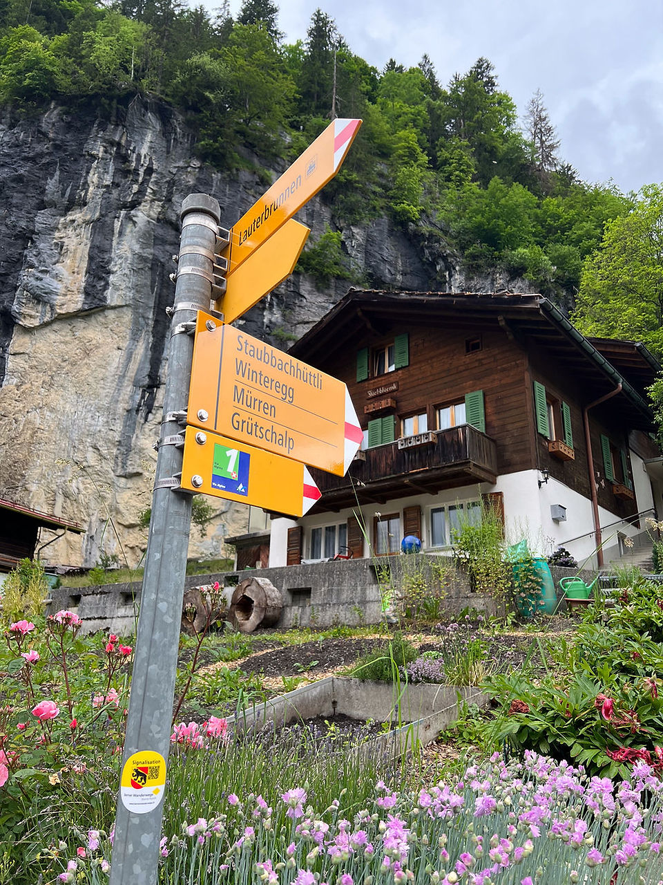 Lauterbrunnen hiking trail