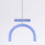 Thumbnail: TRN / Model E1 ceramic pendant light / silver finish