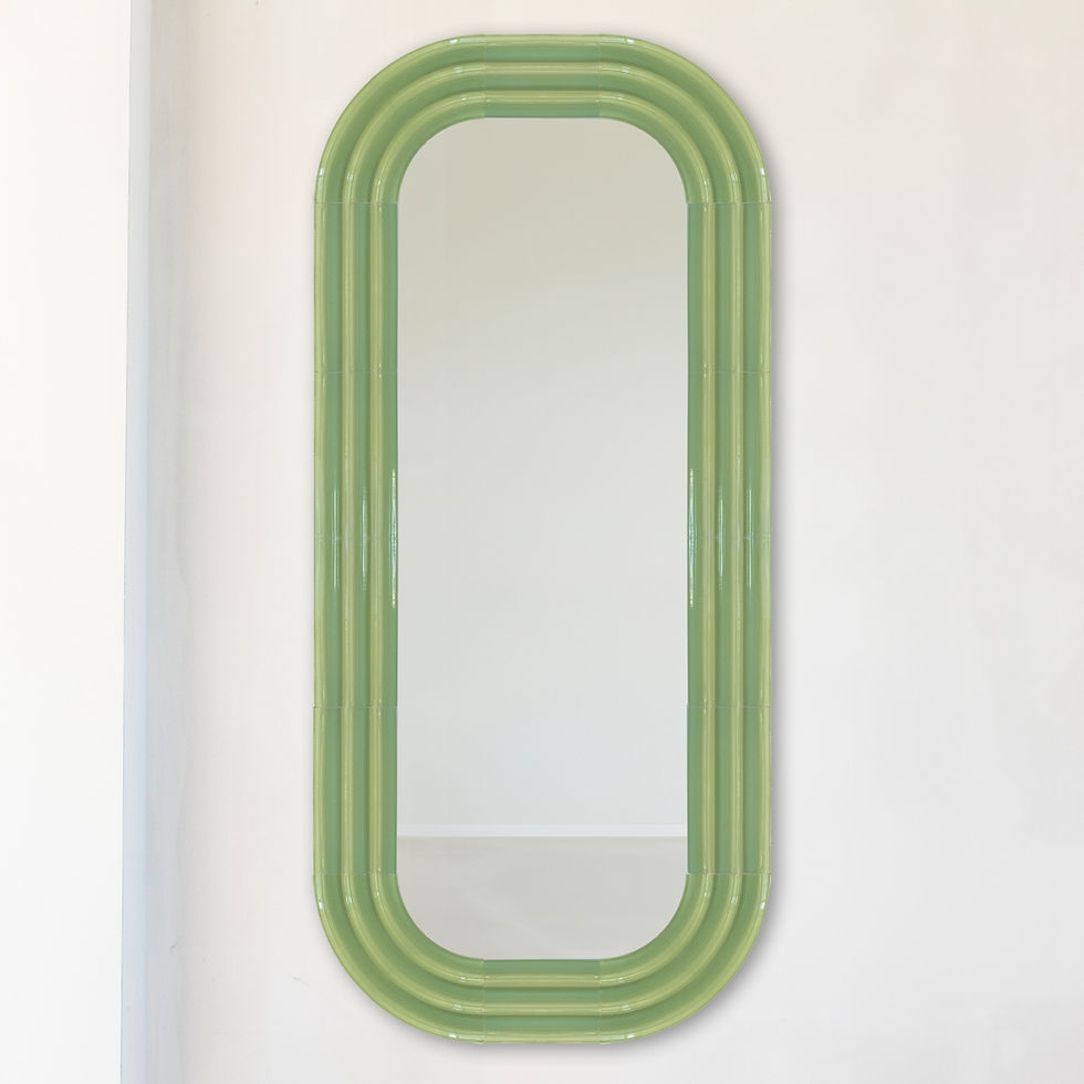 Thumbnail: ELO Mirror / 180x80 / hand-glazed ceramic