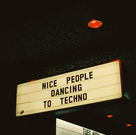 Shot with 800 Cinestill film | solo travel | documentary style photography | Neon sign