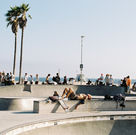 Shot with 800 Cinestill film | solo travel | documentary style photography | venice beach, california