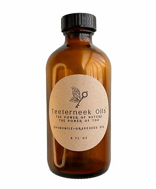 8 oz. Chamomile & Grapeseed Oil Bottle