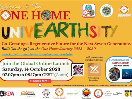 14 October 2023: Global Online Launch of the One Home UnivEARTHsity with YouthXYouth