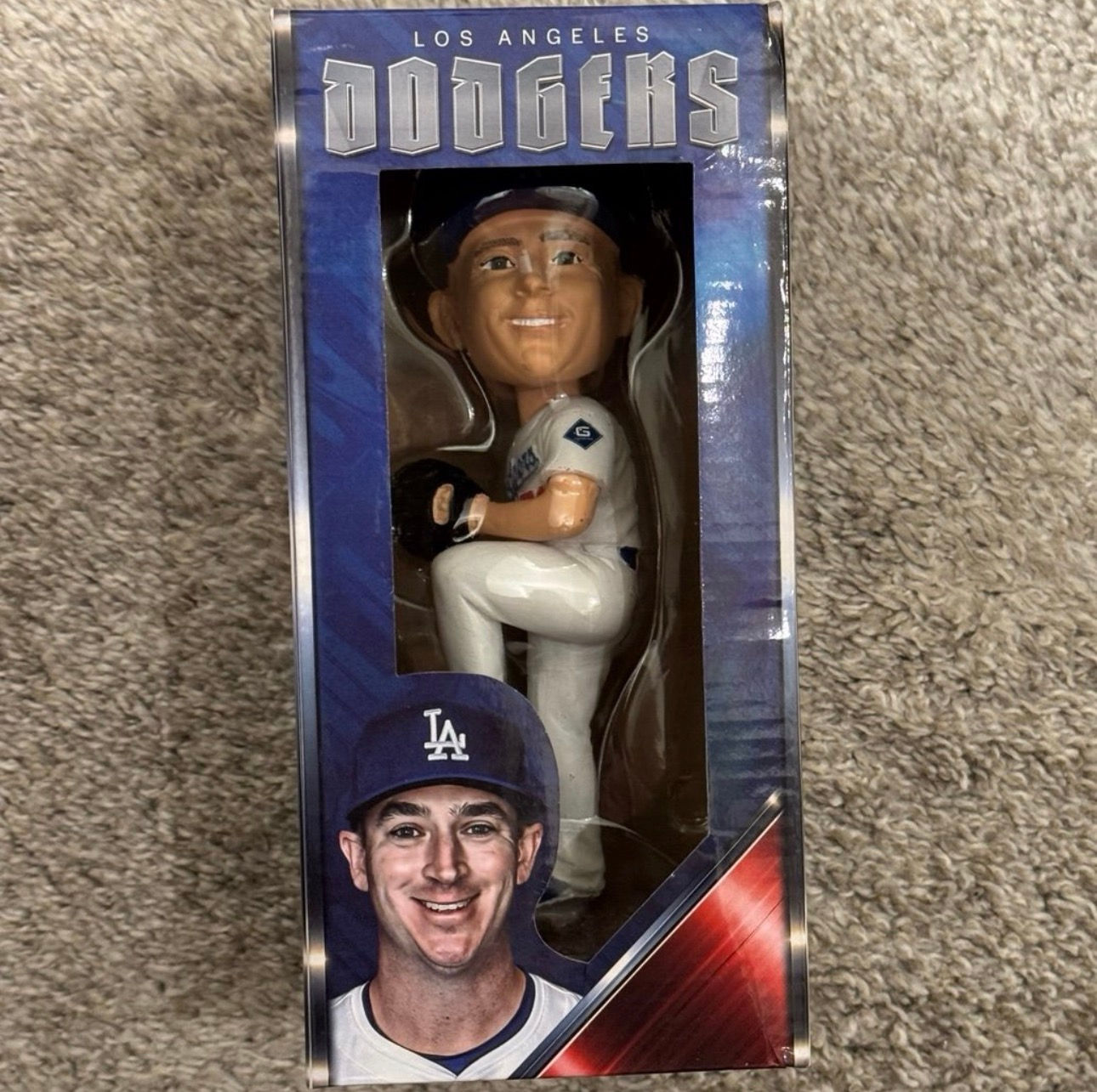 BRAND NEW Evan Phillip 2024 Los Angeles Dodgers Bobblehead SGA LA