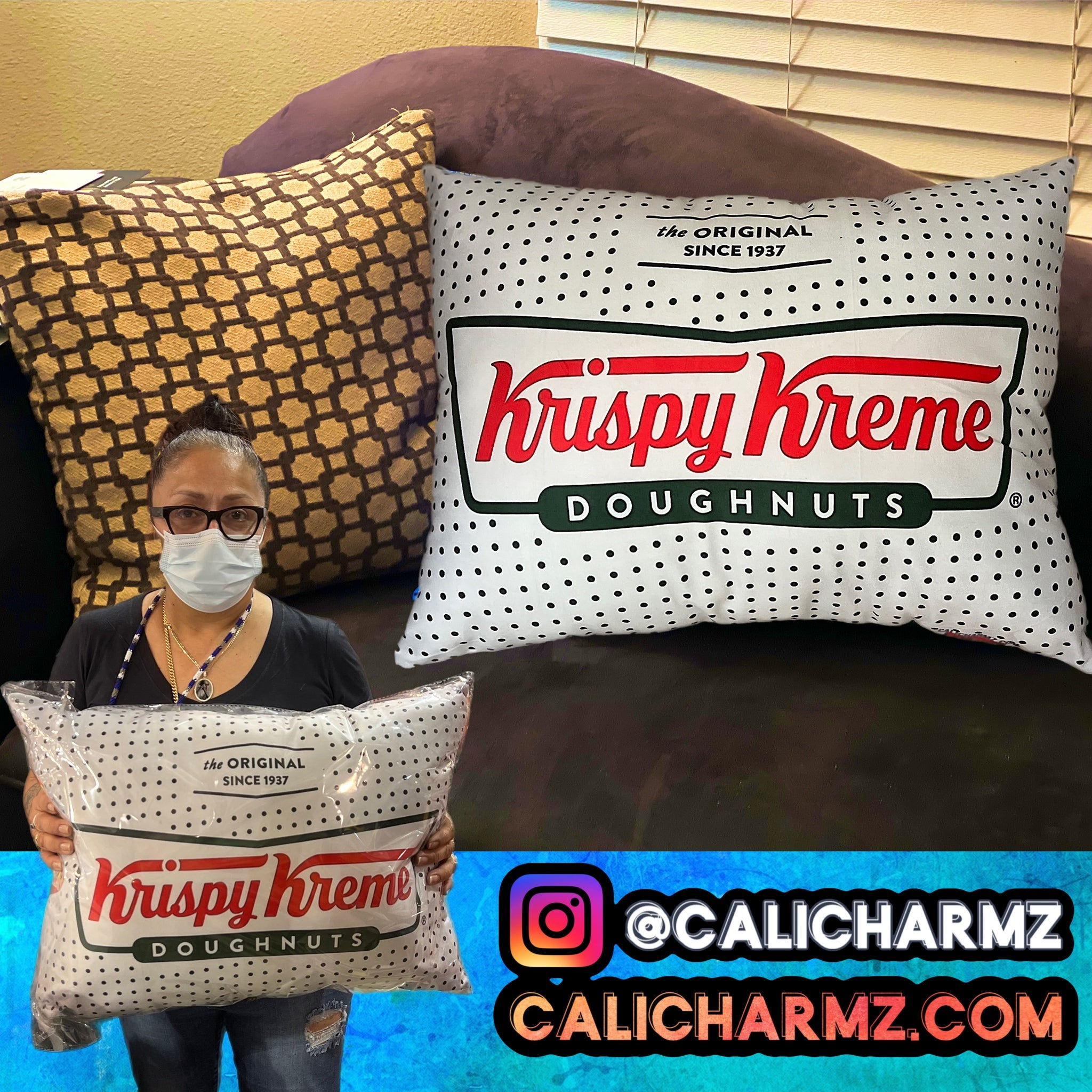 Krispy Kreme Doughnuts Jumbo Pillow