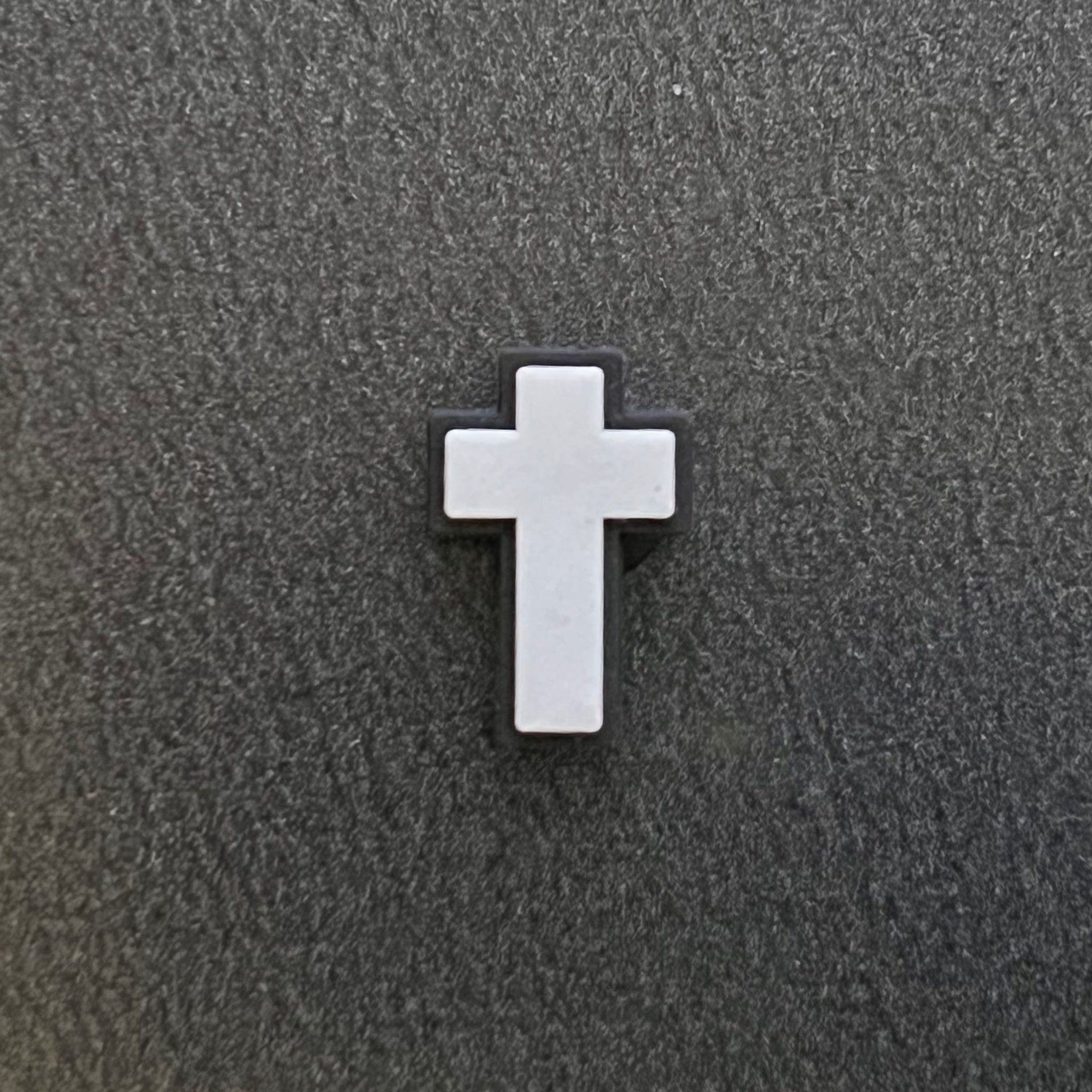 White Cross Charm
