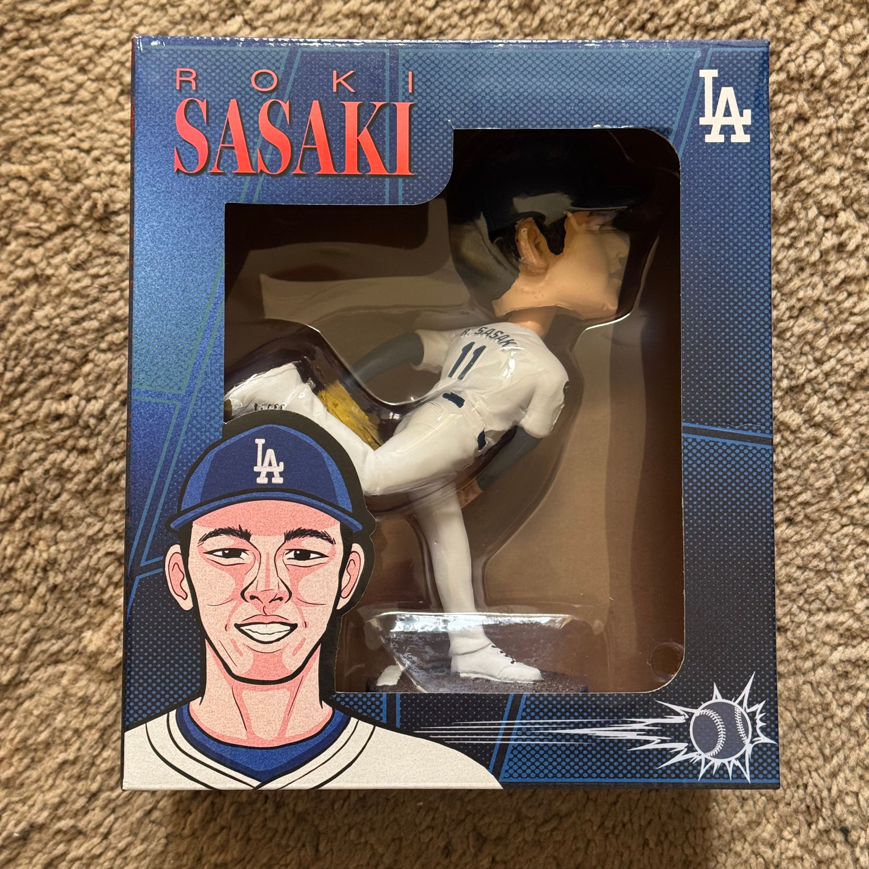 BRAND NEW Roki Sasaki 2026 Los Angeles Dodgers Bobblehead SGA LA