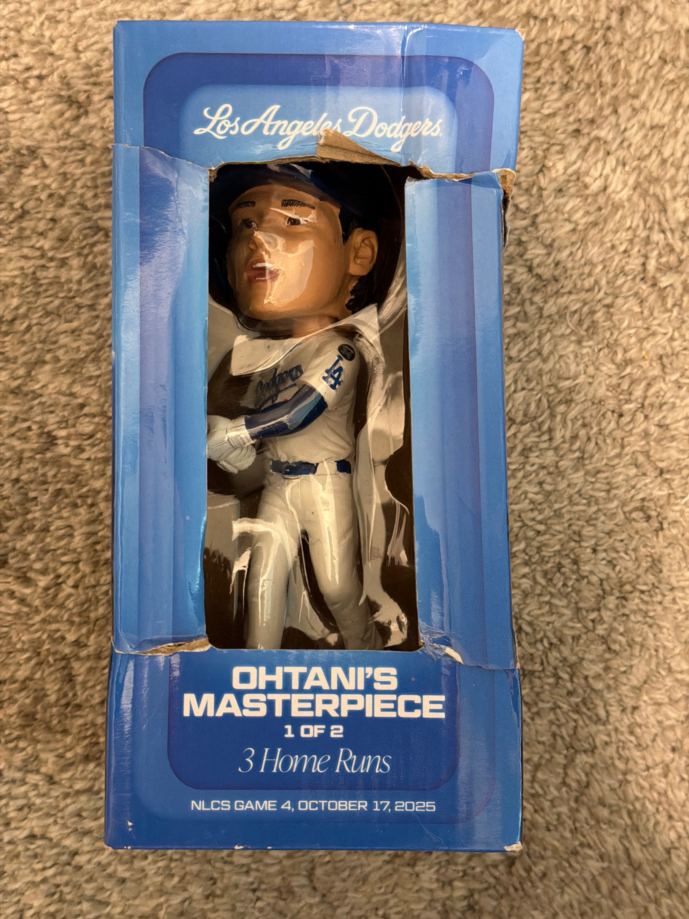 BRAND NEW Shohei Ohtani 2026 Greatest Game #1 Los Angeles Dodgers Bobblehea