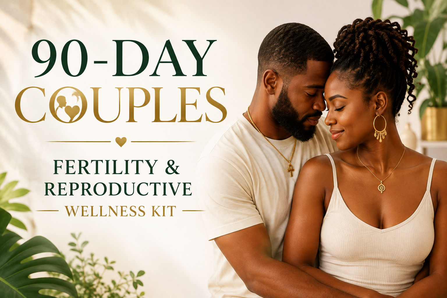90 DAY COUPLE FERTILITY & REPRODUCTIVE  WELLNESS KIT! 