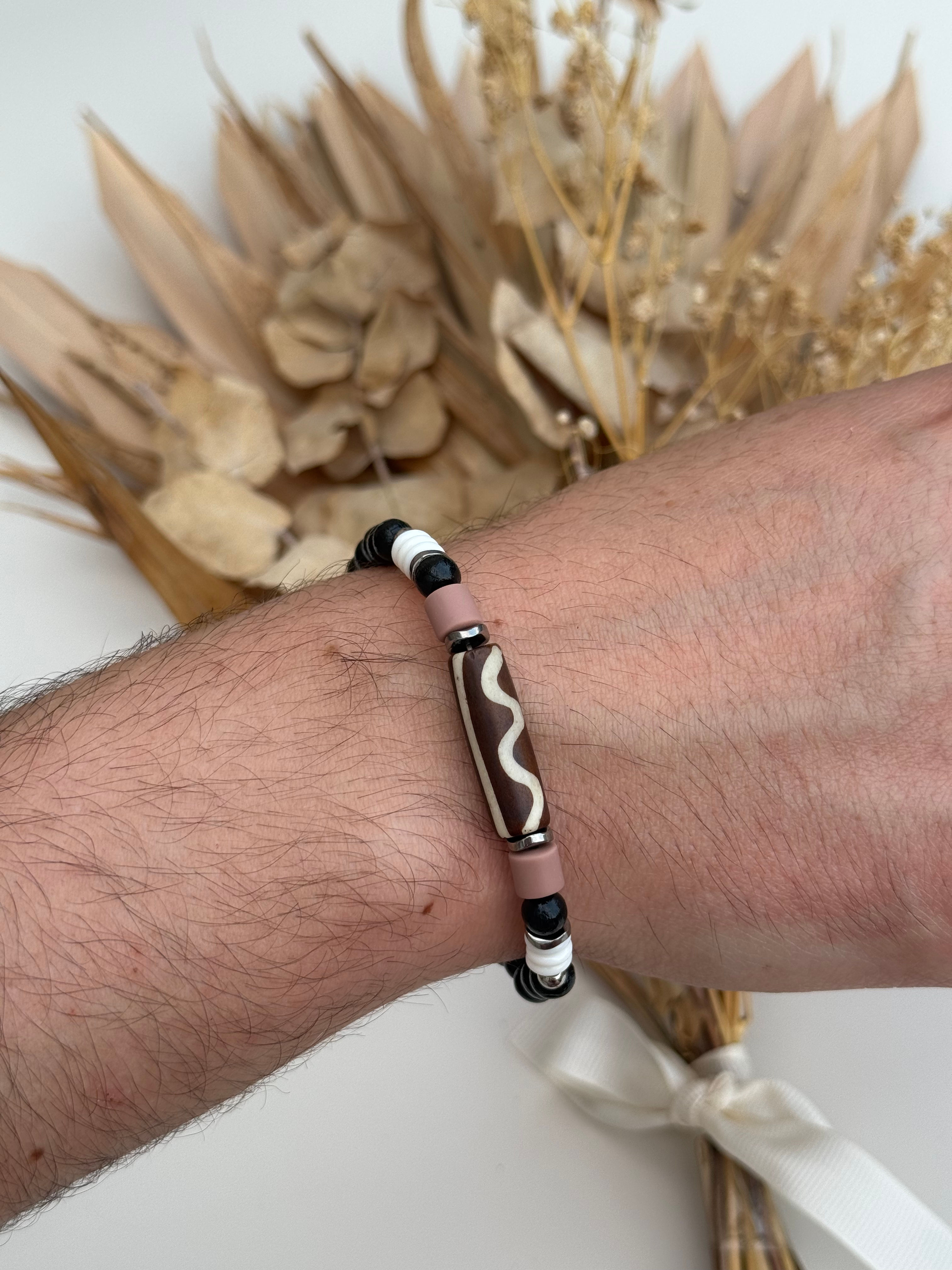 Bracelet "Umami" S - Le naturel noir