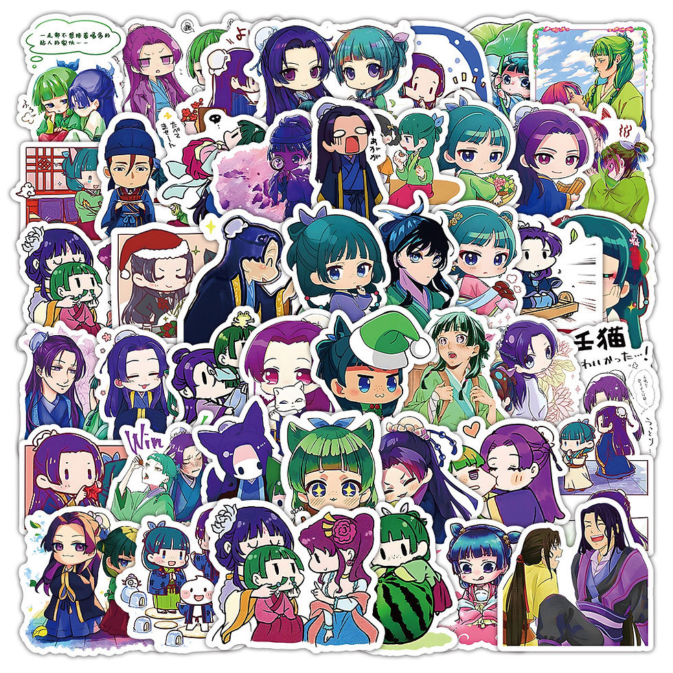 Thumbnail: 10/30/53pcs The Apothecary Diaries Anime Maomao Stickers Cute Cartoon Girl Decal