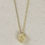 Thumbnail: 18k Gold Filled Mini Dove Cz Necklace