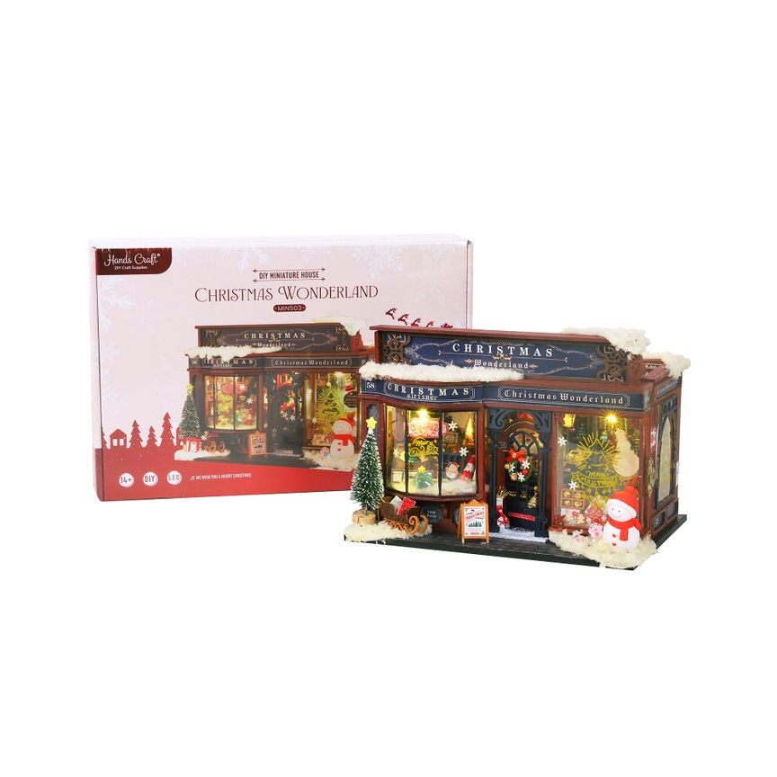 Thumbnail: DIY Mini House Kit: Christmas Wonderland