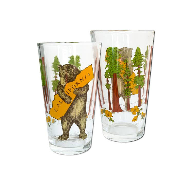 California Bear Pint Glass