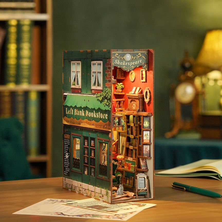 Thumbnail: DIY Book Nook Kit: Left Bank Bookstore