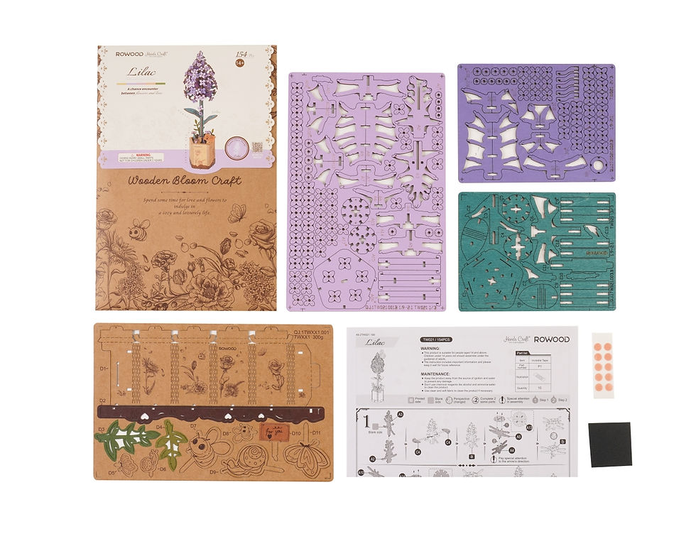 Thumbnail: 3D Wooden Flower Puzzle