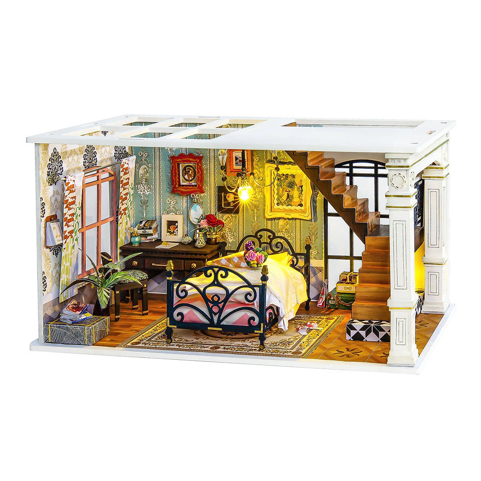 DIY Miniature House Kit: Paris Midnight