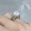 Thumbnail: Moonstone Gemstone Silver Ring