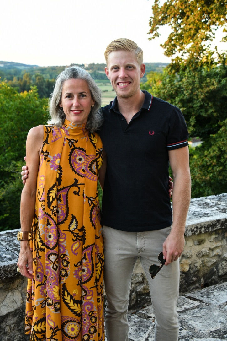 Quentin Geczy with are around family member