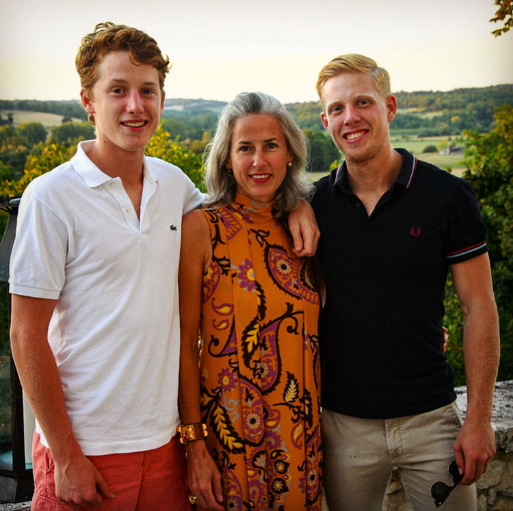 Quentin Geczy with family