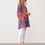 Thumbnail: Layered Carnival Print Tunic