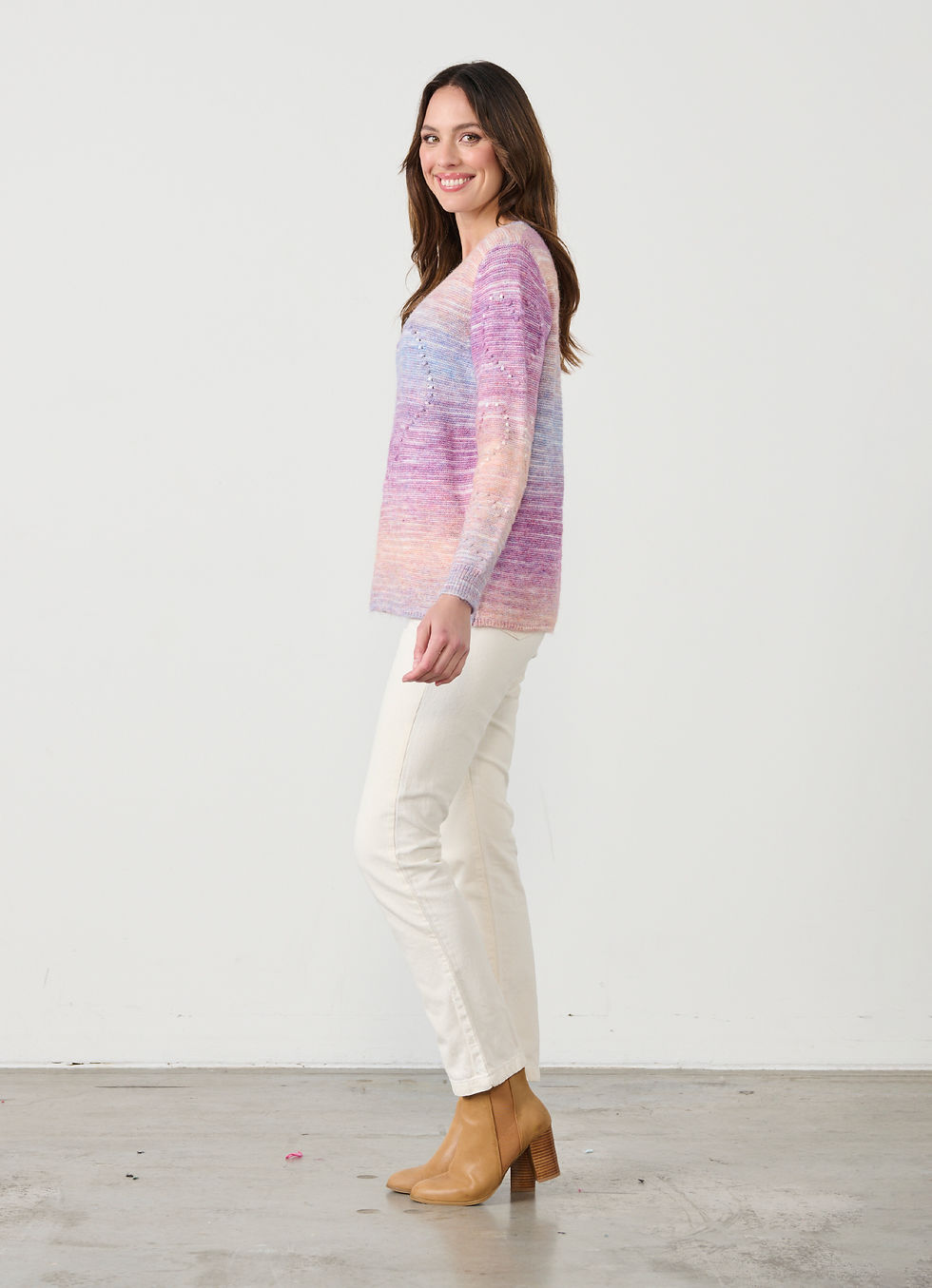 Thumbnail: Heart On My Sleeve Jumper in Purple
