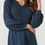 Thumbnail: Half Rib Knit and Puff Sleeve Dress in Slate