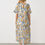 Thumbnail: Layered Print Dress with Neck Tie