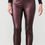 Thumbnail: Wet Look Legging with Panels in Cognac