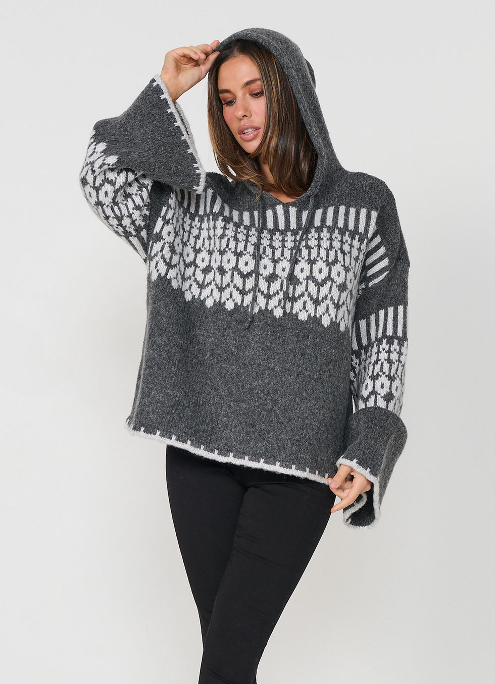 Thumbnail: Middle Earth Hoodie in Grey