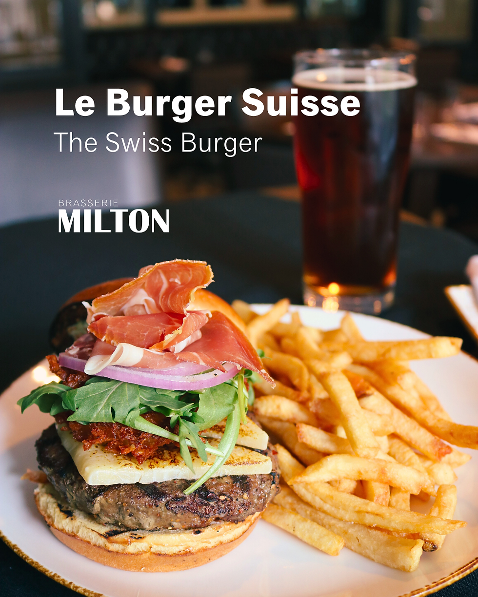 Our Entry for Burger Week 2025: The Swiss Burger!
