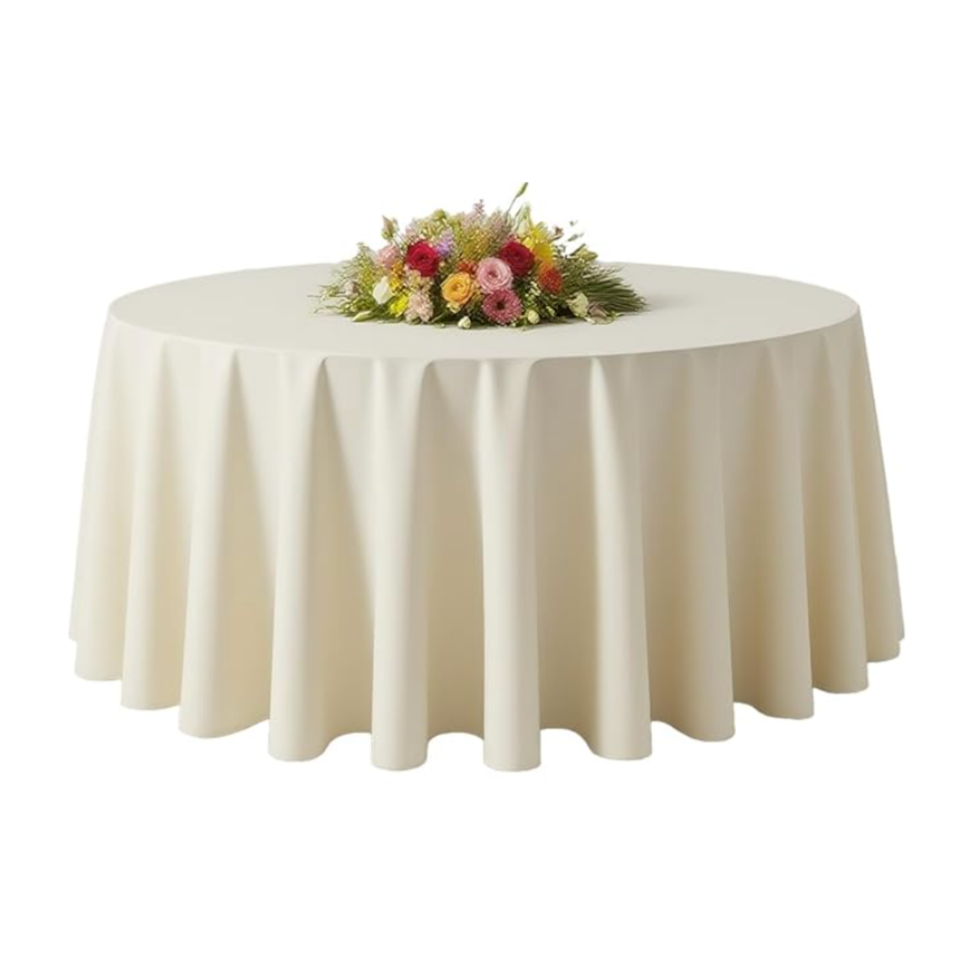 Ivory Tablecloth - Round