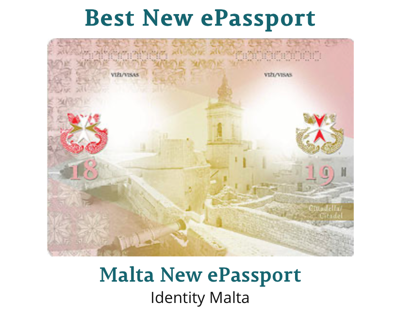 Maltese Passport Banks "Best ID" Accolade