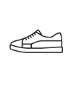 スニーカーのイラスト