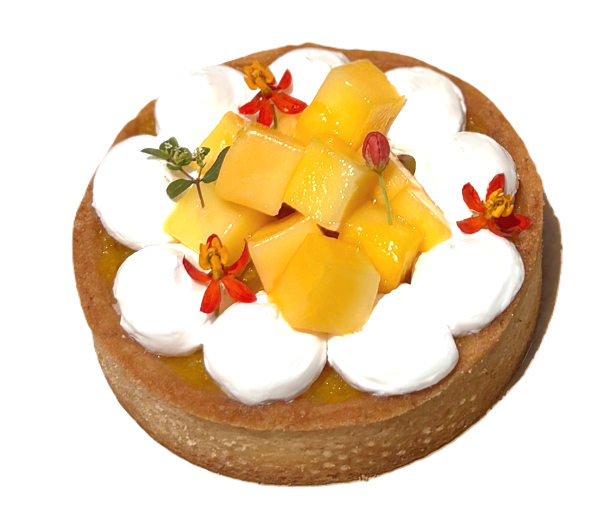 Mango Mascarpone fresh tart