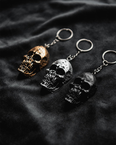 Skull Head Gothic Keyrings | House of Persephone