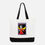 Thumbnail: Tarot Design 2 sided Large cotton Tote Bag