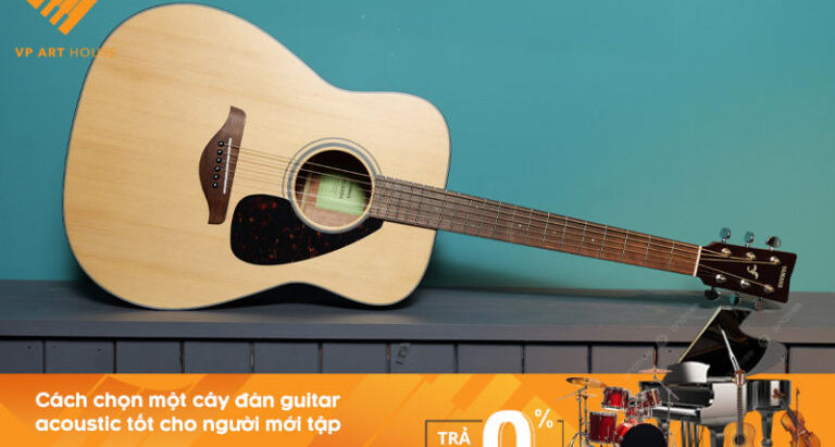 Cách chọn đàn guitar acoustic tốt cho người mới