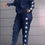 Thumbnail: Two-Piece  Suit fashion Simple O Neck Women Tops Casual Full Sleeve Pant Sets 