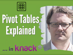 Pivot Tables Explained in a Knack Database App