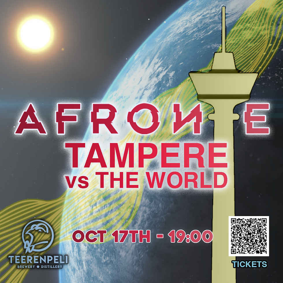 AFRONTE: Tampere vs. The World @ Teerenpeli, Tampere - Oct 17th