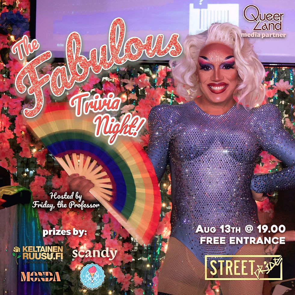 The Fabulous Trivia Night, Aug 13th @ Street Pride