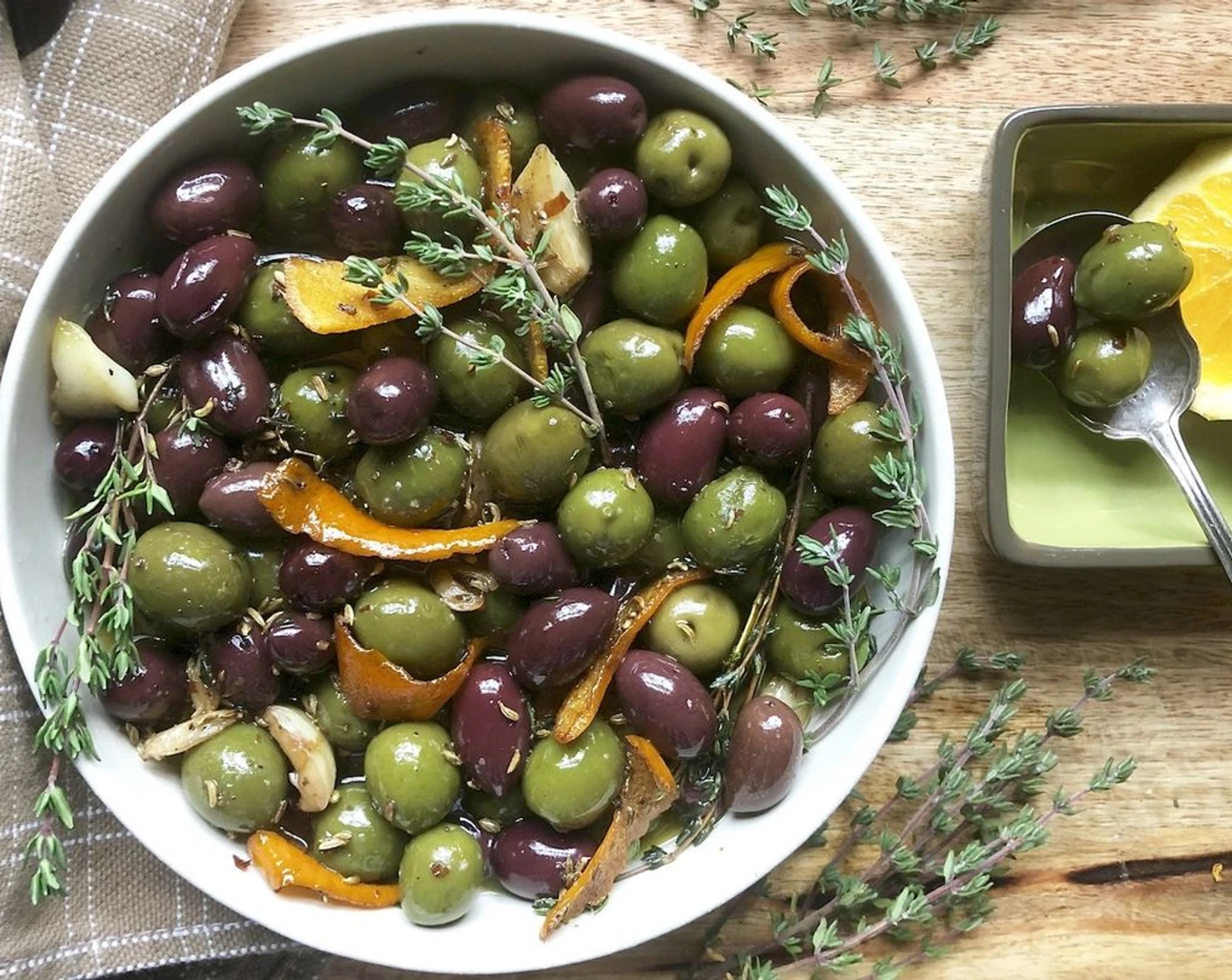 Marinated Warm Olives