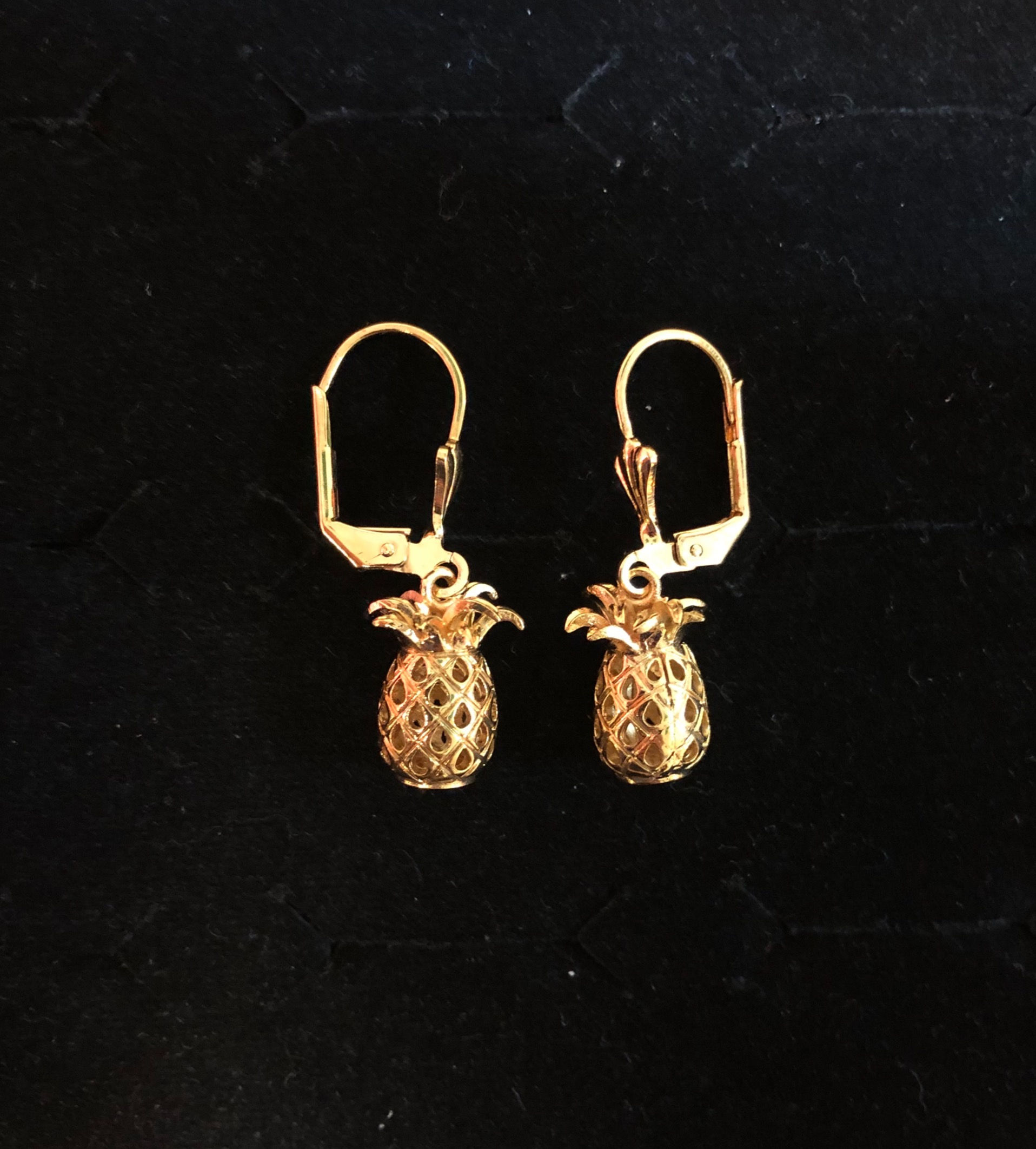 boucle d'oreille ananas