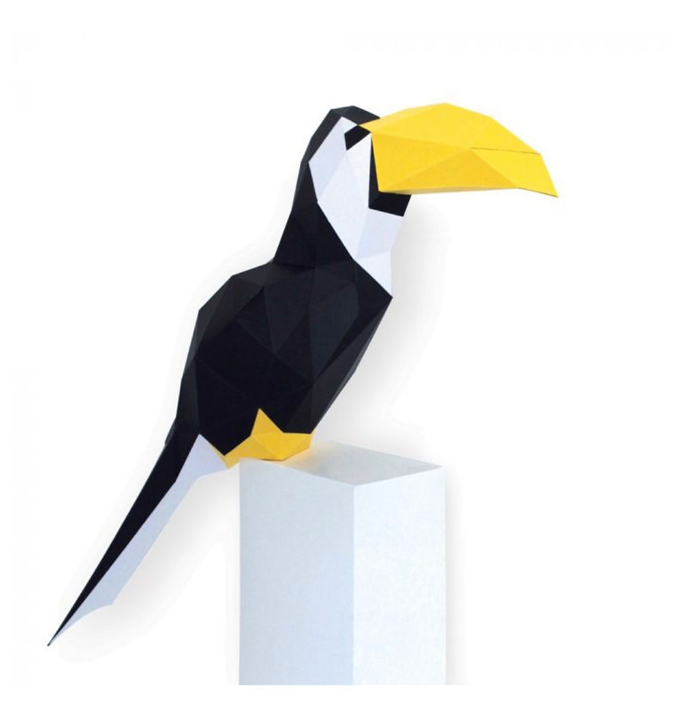 origami toucan