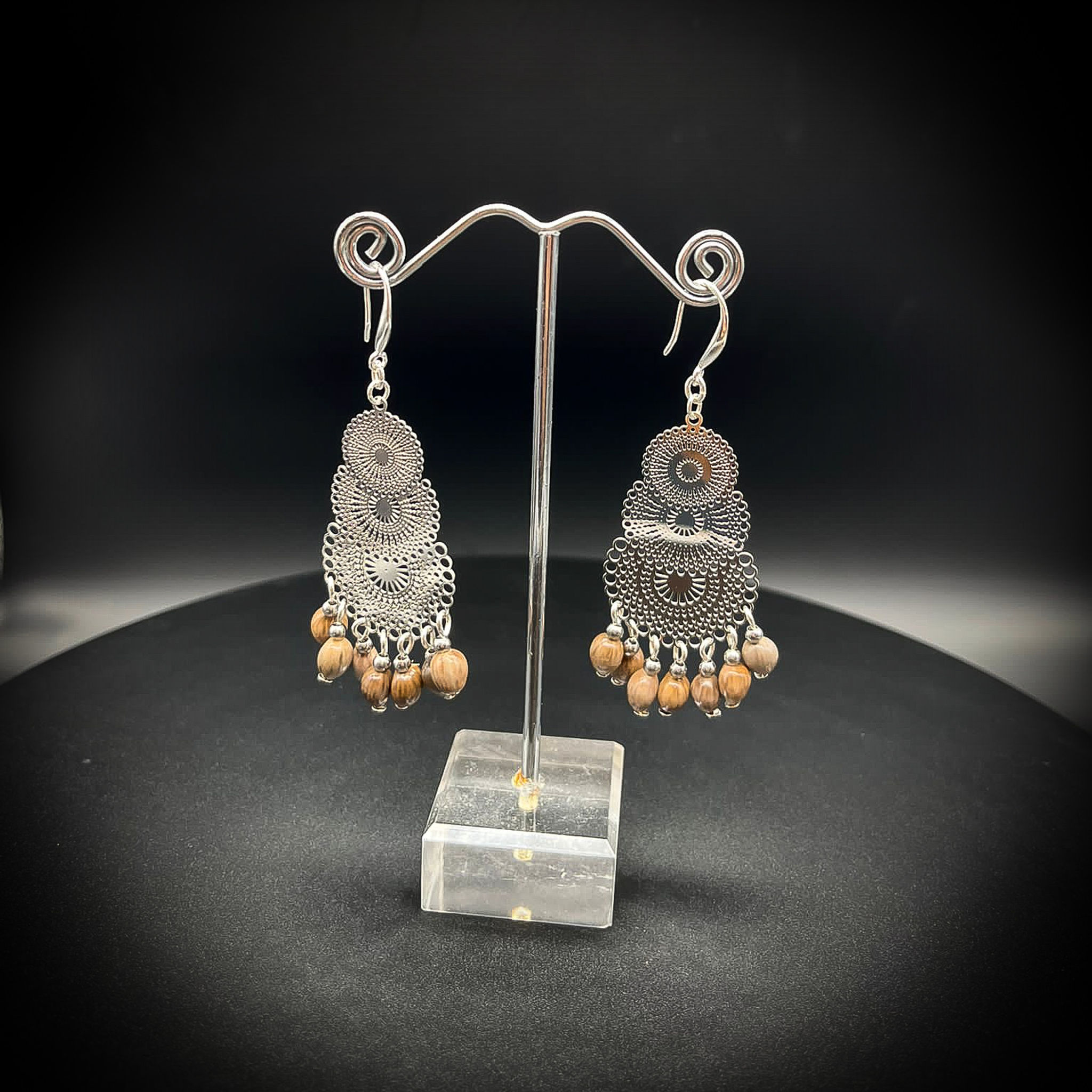 boucle d'oreille en argent